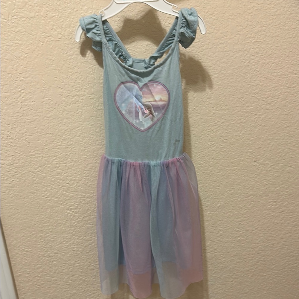3/10$ Pastel Blue and Pink Tulle Dress